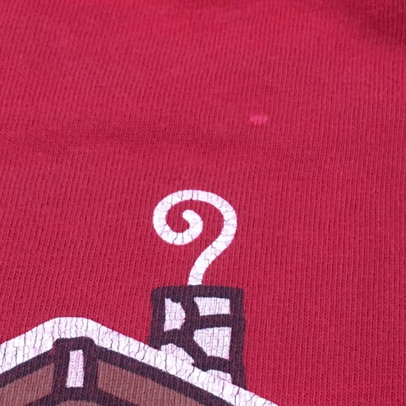 LIFE IS GOOD Long Sleeve Red Multi Color Snow Winter Cabin Print Shirt - Picture 16 of 16